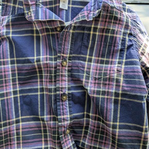 ⭐$7 WHEN BUNDLED ⭐Kids Plaid Shirt - Blue, Pink, Yellow - Picture 1 of 2